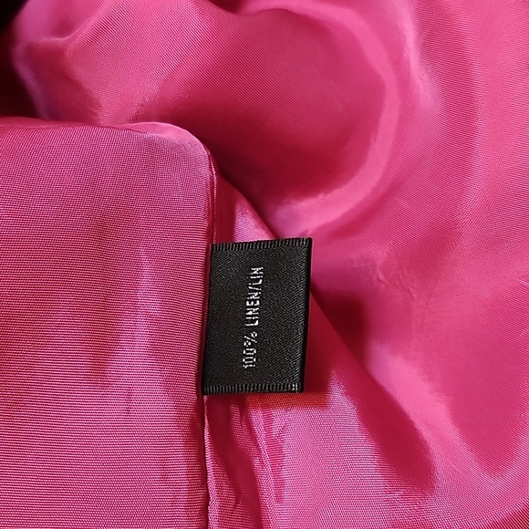 Lafayette148 Pink 100% Linen Beaded Embroidered Tailored Sleeveless Blouse  SZ 8 - Picture 12 of 12